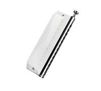 Armonica Cromatica A 12 Fori E 48 Note Suona Professionalmente L'armonica A 12 Fori Per Principianti.(Silver,C)