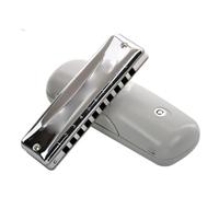 Armonica Cromatica Armonica A Do 10 Fori Blues Chiave Di | Armonica Deep Blue Diatonica 10 Fori Blues Arpa Armonica a Bocca ABS Chiave di Do(Key of B)