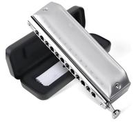 Armonica cromatica avanzata a 12 fori con chiavi diverse per professionisti, principianti e regali(Bb)