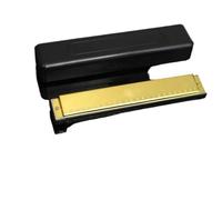 Armonica Cromatica Chiave C Dell'armonica A 24 Fori | Armonica Principianti Adulti Strumenti di introduzione alla chiave polifonica C a 24 buche(Gold)
