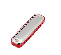 Armonica Cromatica Foro Per Tono In Resina Per Armonica Blues | Armonica blues adatta ai principianti, ideale per concerti e spettacoli. Foro in resina(Red)