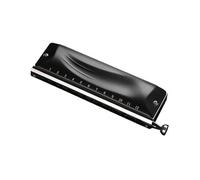 Armonica Cromatica In Do 12 Fori 48 Toni Strumento Musicale Professionale Per Armonica A Bocca(Black)