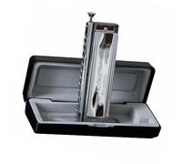 Armonica Cromatica In Ottone Massiccio Reed Mouth Organ 12 Fori Con 48 Tone C Key kit Armoniche