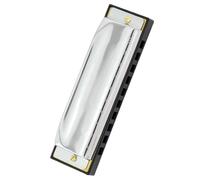 Armonica diatonica a 10 fori Arpa blues Strumento principale Qualità del suono standard Armonica Per Principianti (Color : C)