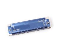 Armonica Diatonica A 10 Fori Blu Con Custodia Professionale In Chiave Fa Ecc Per Adulti armonica Strumento Per Principianti(F-rising key)