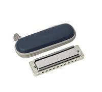 Armonica diatonica a 10 fori con pettine bianco e nero(White C)