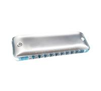 Armonica Diatonica A Dieci Fori A Forma Di Pettine In Acrilico Azzurro Armonica(Bbkey)
