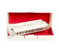 Armonica Diatonica Bianca A 10 Fori Armonica A Pettine In Plastica Acrilica Per Principianti Armonica Strumento Musicale (Color : F sharp)