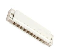 Armonica diatonica blues a 10 fori con chiave C con strumento arpa con copertura bianca Armonica Per Principianti (Color : Gb)