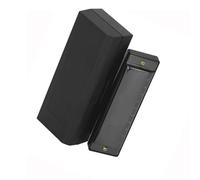 Armonica Diatonica Chiave C Bocchino Con Ance In ABS Design Della Superficie A Specchio Armonica A 10 Fori Per Principianti 4 Colori armonica a bocca professionale (Color : Black)