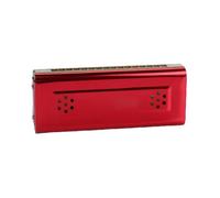 Armonica Diatonica Strumenti musicali Armonica Armonica bicolore Vibrazione Principiante o amatore Tremolo bifacciale(Red)