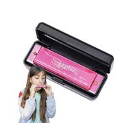 Armonica giocattolo per bambini | Giocattoli in età prescolare per armonica blu | Blue Harmonica Giocattoli in età prescolare con 10 fori 20 toni per l'insegnamento della prima infanzia,