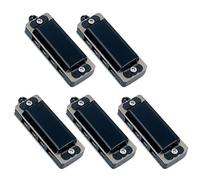 Armonica In Do 10 Pezzi Di Mini Collane Di Armonica A 4 Fori 8 Note Adatte Ai Principianti(10PCS Black)