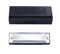 Armonica In Do Armonica A Bocca A 10 Fori In Do Adatta Agli Amanti Della Musica(Silver)