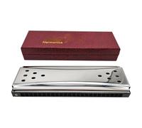 Armonica In Do Armonica A Bocca A Doppia Faccia Da 10 A 16 Fori Tremolo Diatonica Blues Do E Sol Per Musicisti Adulti(24 hole)