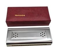 Armonica In Do Armonica A Bocca A Doppia Faccia Da 10 A 16 Fori Tremolo Diatonica Blues Do E Sol Per Musicisti Adulti(16 hole)