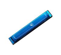 Armonica In Do Armonica A Bocca Diatonica A 24 Fori In Do Polifonica Livello Professionale(R4 Blue)