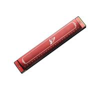 Armonica In Do Armonica A Bocca Diatonica A 24 Fori In Do Polifonica Livello Professionale(R4 Red)