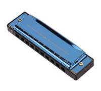 Armonica In Do Armonica A Bocca In Metallo A 10 Fori In Do Adatta A Principianti Adulti(Blue)