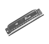 Armonica In Do Armonica A Bocca Professionale Blues A 12 Fori Con Pettine In ABS(B)
