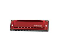 Armonica In Do Armonica Blues A 10 Fori In Do Bellissimo Aspetto(Red)
