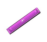 Armonica In Do Armonica Diatonica Polifonica A 24 Fori In Do Aspetto Splendido(R4 Purple)