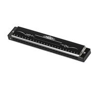 Armonica In Do Armonica Diatonica Polifonica Professionale A 24 Fori In Do(R3 Black)