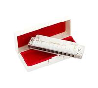 Armonica In Do Armonica Diatonica Professionale A 10 Fori E 20 Toni Con Pettine Trasparente(Key D)