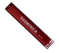 Armonica In Do Armonica Professionale A 24 Fori Accordatura In Do Corpo In Metallo(Red)