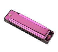 Armonica In Do Armonica Professionale In Metallo A 10 Fori Adatta A Principianti Adulti(Purple)