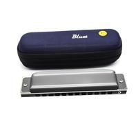 Armonica In Do Blues 12 Fori Armonica Diatonica Professionale Chiave C Pettine In Alluminio Per Tutti(Type3)