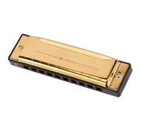 Armonica In Do Strumento Musicale Professionale Per Armonica In Metallo A 10 Fori(Gold)