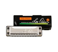 Armonica Lee Oskar Major Diatonic A major per folk e blues, rock, country, jazz - diatonica a 10 fori - placchette delle ance in ottone - placchette di copertura in acciaio inox