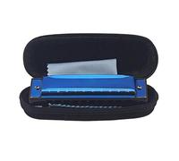 Armonica Musicale L'armonica A Bocca Con 10 Fori E 20 Note In Chiave Di Do È Adatta Sia Ai Principianti Che Ai Professionisti.(Blue)