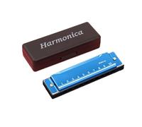 Armonica Per Adulti Armonica A Bocca A 10 Fori E 10 Note Aspetto Gradevole Facile Da Suonare(Dark blue)