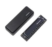 Armonica Per Adulti Armonica A Bocca A 10 Fori In Chiave Di Do Strumento Per Esercitarsi E Suonare Per Principianti Ed Adulti(Black)