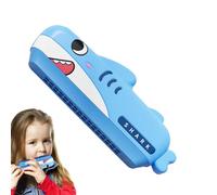 Armonica per bambini, Armonica per Adulti - Organo orale armonico per bambini a Forma di squalo - Giocattolo musicale educativo lavabile, Giochi di apprendimento prescolare per bambini, ragazze e