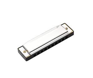 Armonica per bambini con 10 fori organo a bocca in acciaio inossidabile corpo e ance metallo facile da imparare padroneggiare adatta gli amanti di armoniche principianti perfetta stili musicali come b