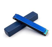 Armonica Per Principianti Armonica A 24 Fori In Do Uno Strumento Professionale Per Le Performance(Blue)