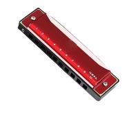 Armonica Per Principianti Armonica A Bocca A 10 Fori In Chiave Di Do Strumento Per Principianti(Red)