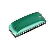 Armonica Per Principianti Armonica Blues A 7 Fori Arpa Blues Strumento A Fiato Rosso/Verde/Viola/Blu/Rosa/Giallo Disponibile(Green C)