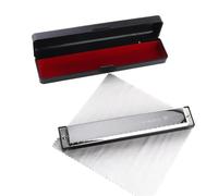 Armonica Per Principianti Armonica Diatonica Professionale 10 Fori 20 Toni Tonalità Di Do Colore Oro Blues Jazz Rock Musica Folk(24 hole 1)