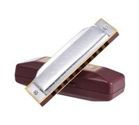 Armonica Per Principianti Armonica Standard Key Of Cabef Key A 10 Buche 20 Muto Diatonic Blues Gaita Armonica Per Principiante(E Key)
