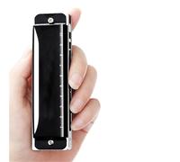 Armonica per principianti Blues Armonica a 10 fori C Key Livello di prestazioni professionali Introduzione per principianti (Athens black)