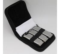 Armonica Per Principianti Set Di Armonica Blues Con 3 Tasti (la, Do, Sol) 10 Fori 20 Toni Diatonica Per Adulti Principianti Professionisti(Silver)