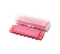 Armonica Per Principianti Strumento musicale armonica a 10 fori per gli amanti della musica(Red)