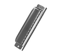 Armonica per Studenti Armonica Professionale A 12 Fori Con Scheggia, Armonica A Pettine In ABS Con Ance In Bronzo Fosforoso (Color : Ab)