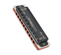 Armonica per Studenti Black Fashion10 Fori Armonica Strumenti Musicali Chiave Di A/B/C/D/E/F/G (Color : C key)