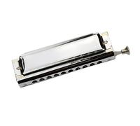 Armonica per Studenti Chromatic Harmonica C Key 10 Hole 40 Tone Harp Strumento Musicale Con Custodia E Panno