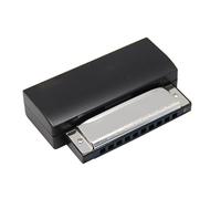 Armonica per Studenti Pettine In Plastica ABS Nera 10 Hol Armonica Diatonica Chiave C Per Principianti